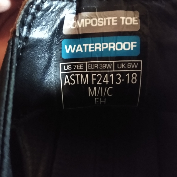 Ariat Men's Aged Bark Turbo Chelsea H20 Work Boots Size 7 - Picture 8 of 10